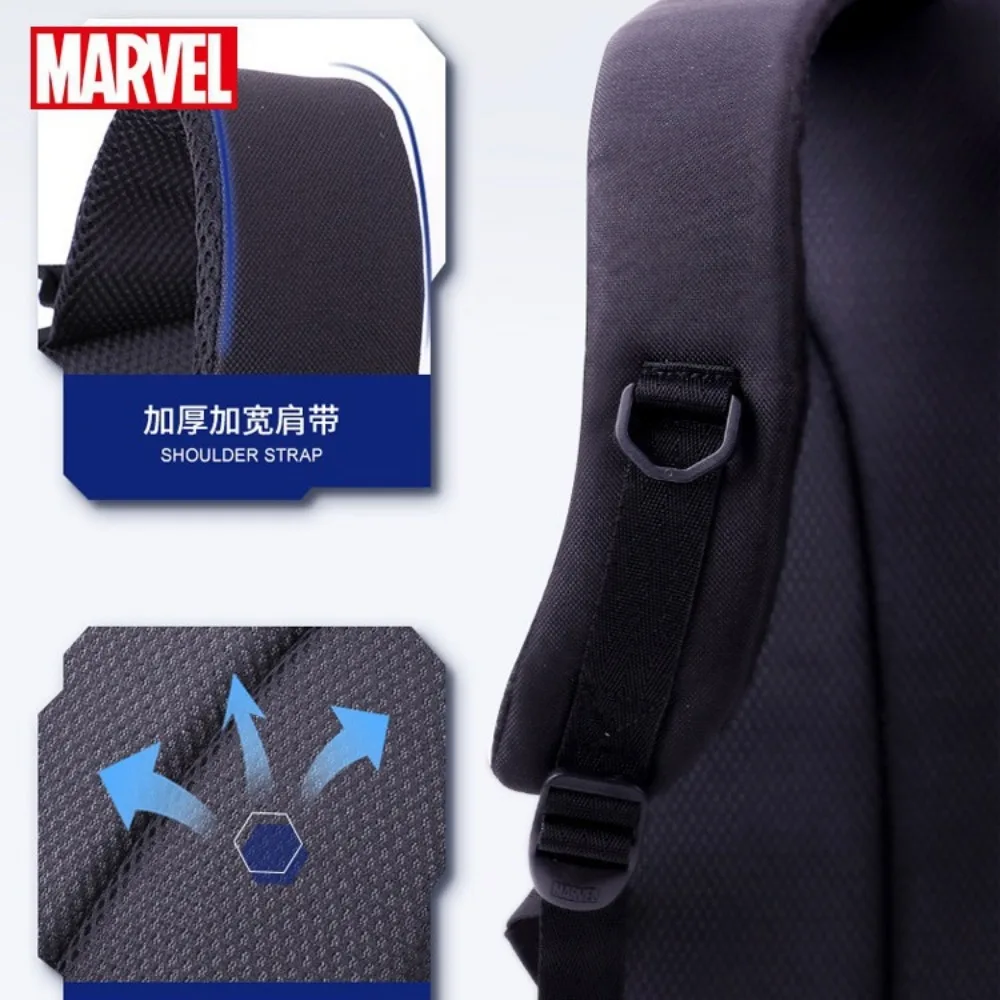 Sac à dos Marvel pour enfants, grande capacité de loisirs, beau, cool, garçon, étudiant, Iron Man, services.com America, cadeau d'anniversaire