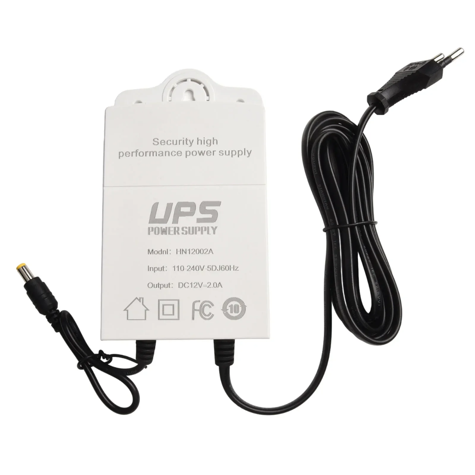 Uninterruptible Power Supply DC 12V-2A Power Adapter UPS Battery Back up Power Supply EU-plug AC110-240V 50/60HZ 1800mah