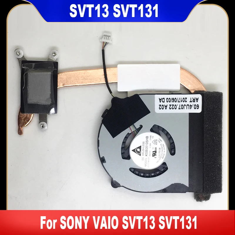 

Original For SONY VAIO SVT13 SVT131 Laptop CPU Cooling Fan Cooler Fan Heatsink KSB05105HB MBX-265 High Quality