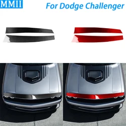 For Dodge Challenger 2015-2022 Real Carbon Fiber Front Engine Hood panel Decorative Cover Car Decoration Accessories Sticker