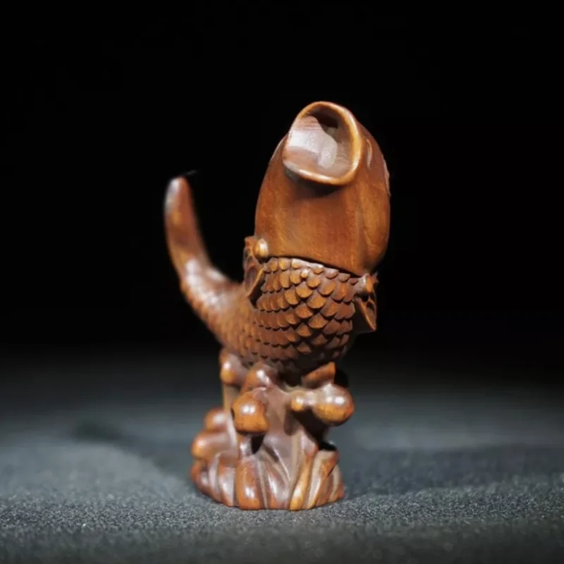 vintage antique wood fishing carved wooden fish sculpture carving wood statues
