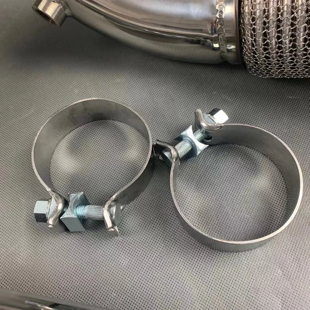 Stainless Steel Racing Downpipe For VW Mk7 Golf R 2.0TSI / Audi 8V A3 S3