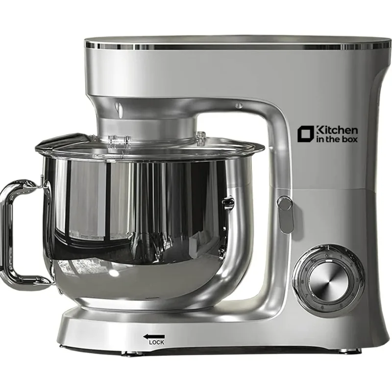 Stand Mixer, 900W 8.5 QT Kitchen Electric Mixer, 10-Speed Large Capacity Tilt-head Food Mixer with Dough Hook, Wire Whip