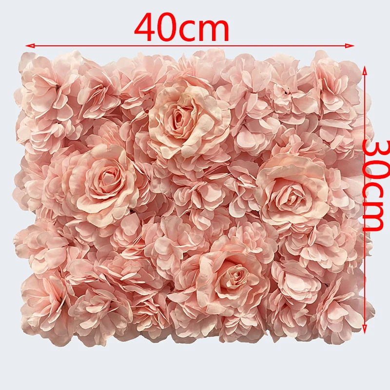 

Artificial Flowers for Wedding Decoration Flower Wall Panels, Silk Rose Flower Wedding Party Home Backdrop Decor 40x30cm 30x30cm