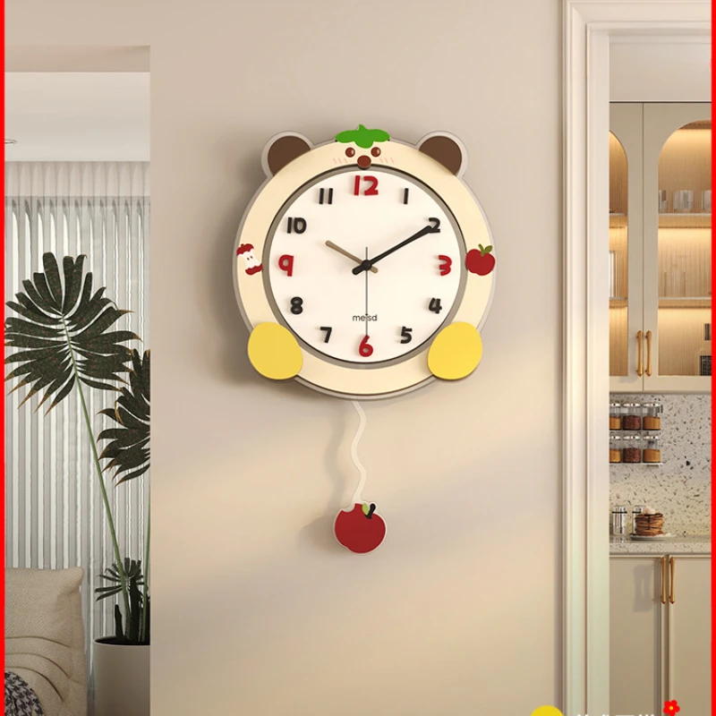 Nordic Simplicity Wall Clocks Cute Minimalist Design Small Wall Clocks Self Adhesive Reloj Pared Salon Grande Home Decoration