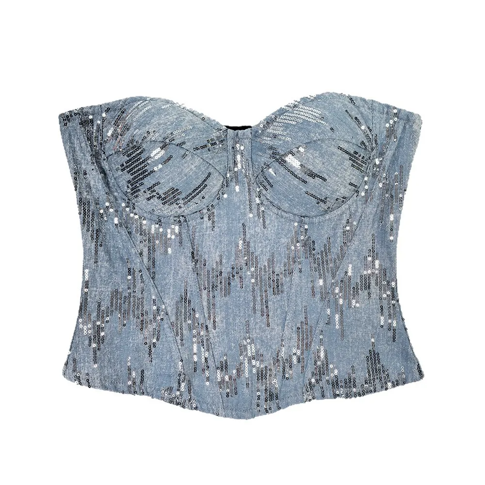 

Strapless French Bandeau Top, Versatile Travel & Outerwear Must-have, Sexy Backless Slimming Tube for Women Push Up Bra 3/4 Cup