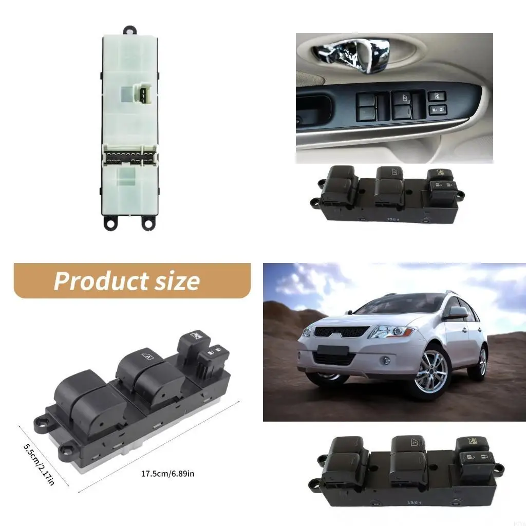 Automotive Accessories Car Power Window Switch 25401ZW80A Replacement Glass Control Switch for 2009-2012 D7YA