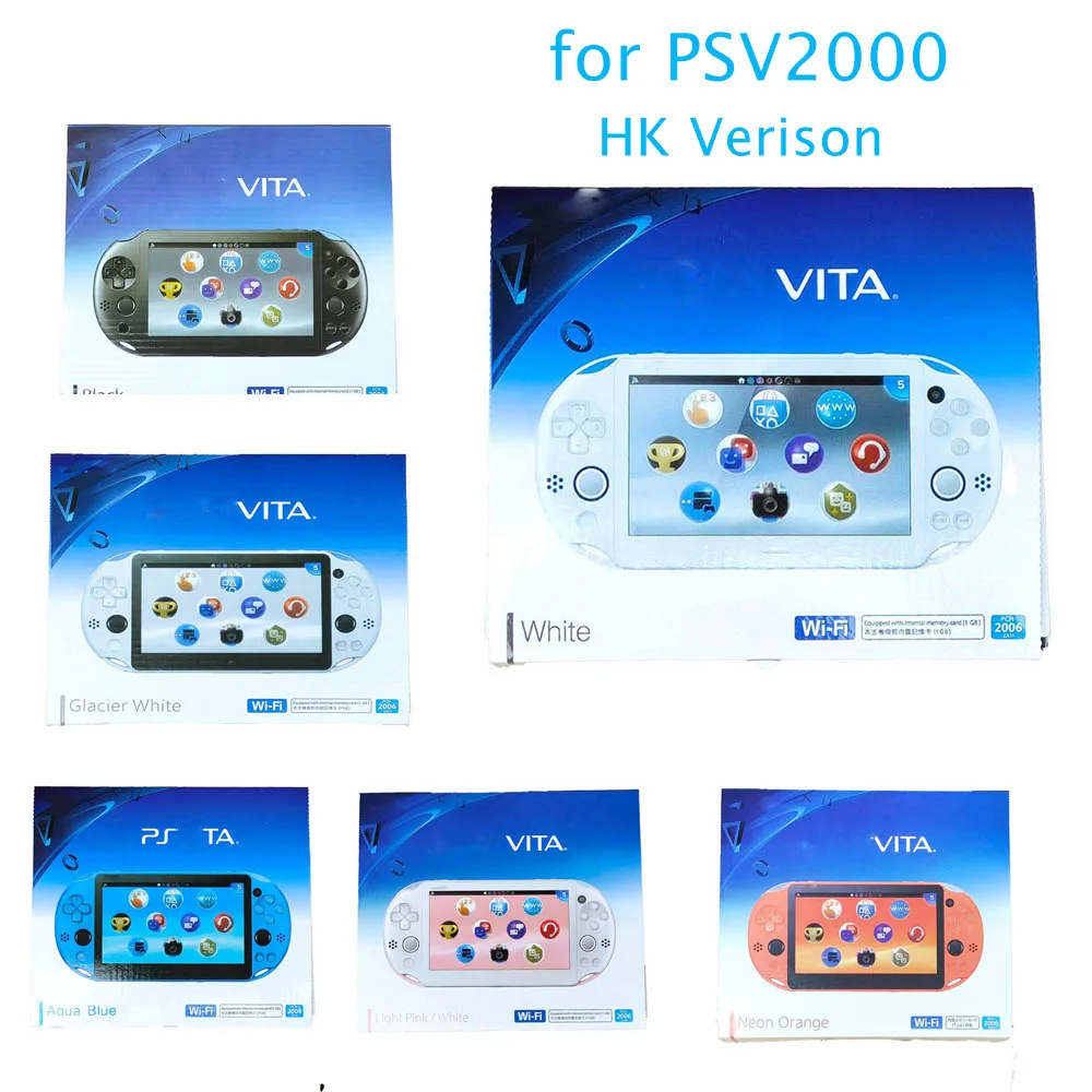 1 PCS High Quality Brand New Packaging Box Carton for PSV 2000 PSV2000 Game Console Packaging for Psvita 2000  HK Version