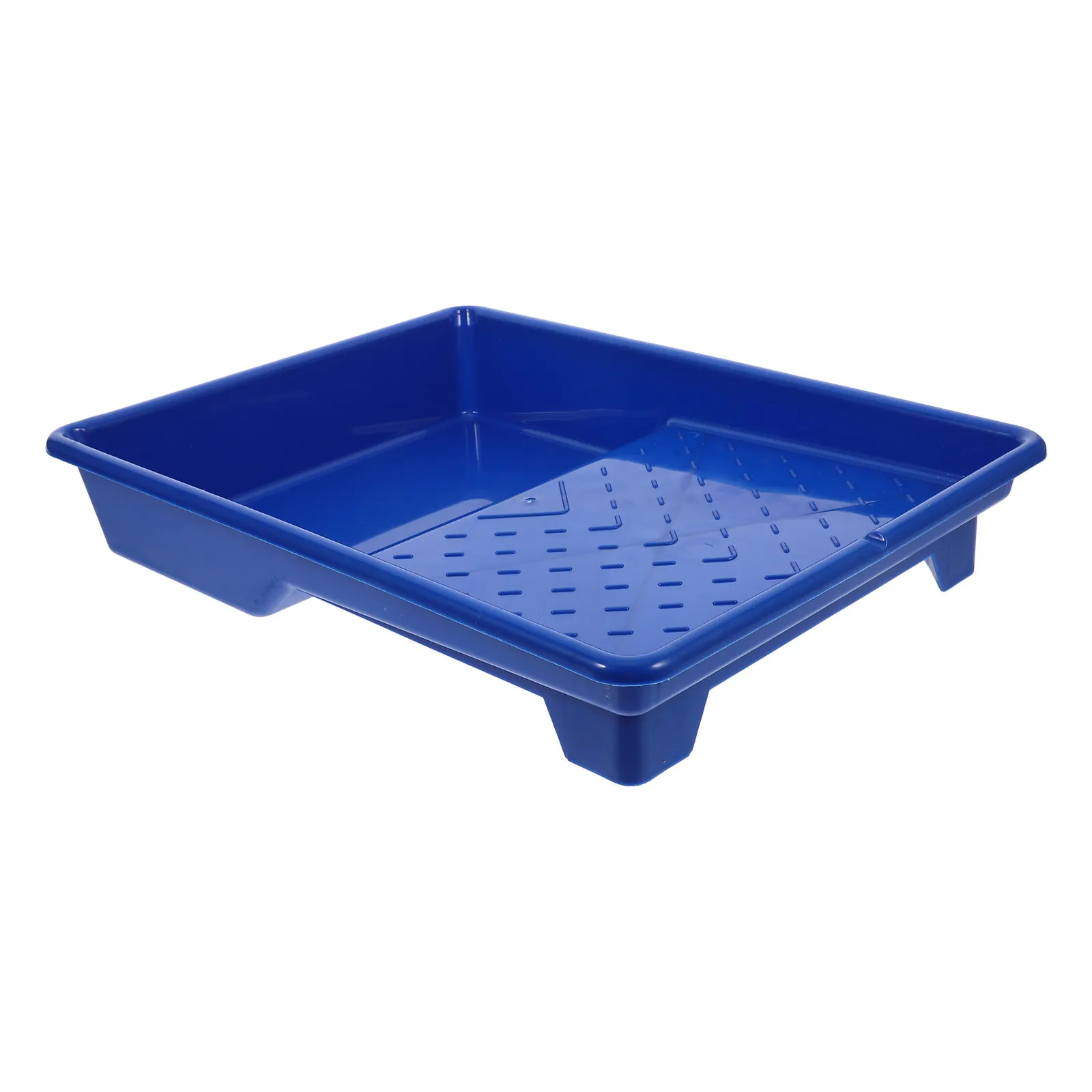 Disposable Paint Tray Plastic 9-Inch Blue Universal Paint Roller Tray Pan Liners Painting Walls Tools Organizer