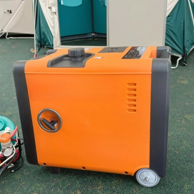 Hot Sale 4000W 5KW 6.5kW 4-Stroke Lightweight Silent Single Cylinder Petrol Inverter Generator 50Hz Remote Start Air-Cooled Camp