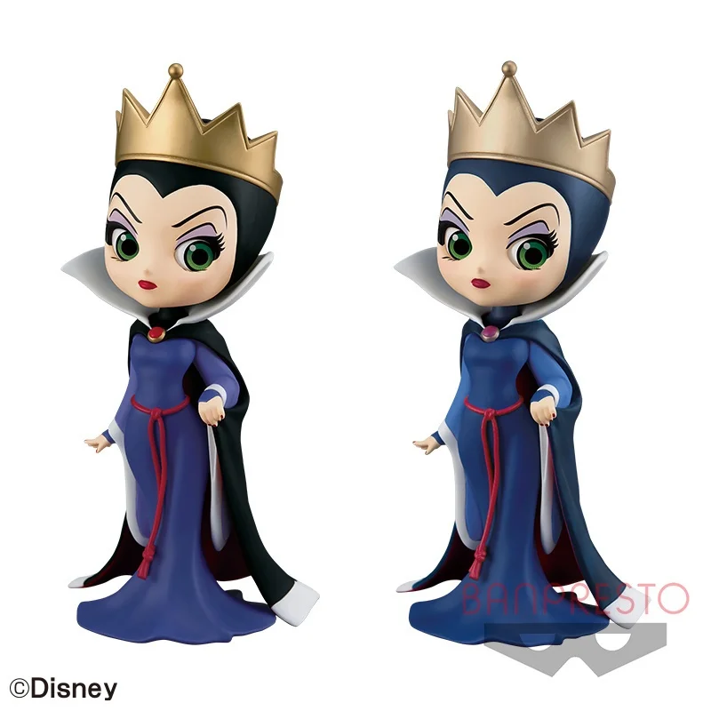 

Bandai Original 14Cm Q Posket Disney Characters Queen Action Figure Toys For Kids Gift Collectible Model Ornaments