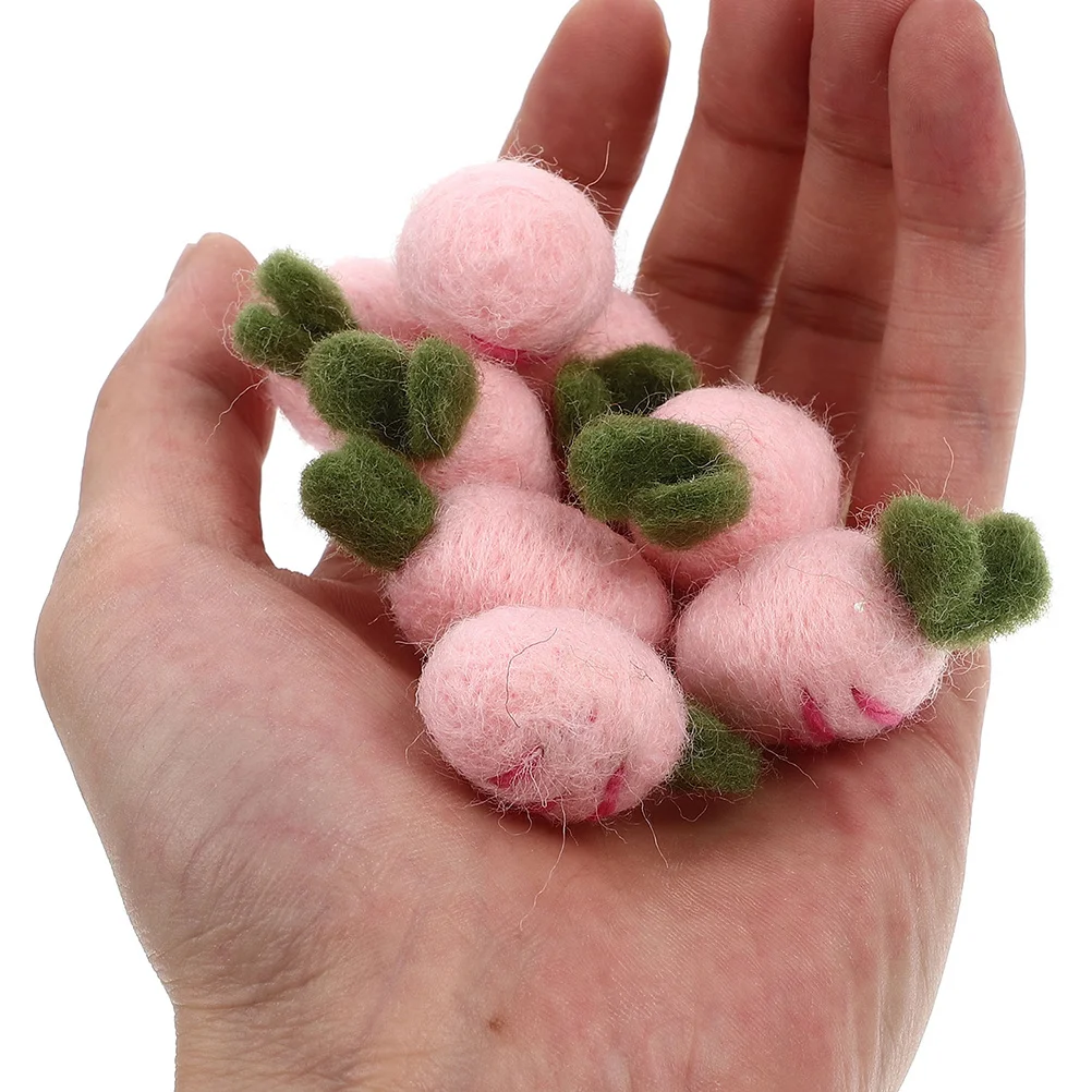 

12Pcs Felt Carrots Hairpin Brooch DIY Accessories Headdress Easter Decor Crafts Making Supplies Felted Wool Ornaments
