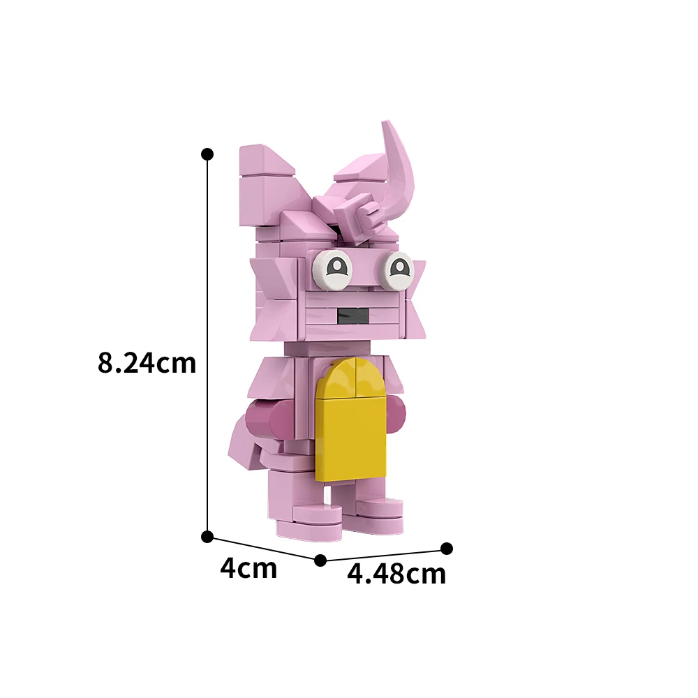 MOC Trick or Treat Cat Cattiva Model Building Blocks Game Characters Brick Toys Decorative Ornaments Children's Gifts