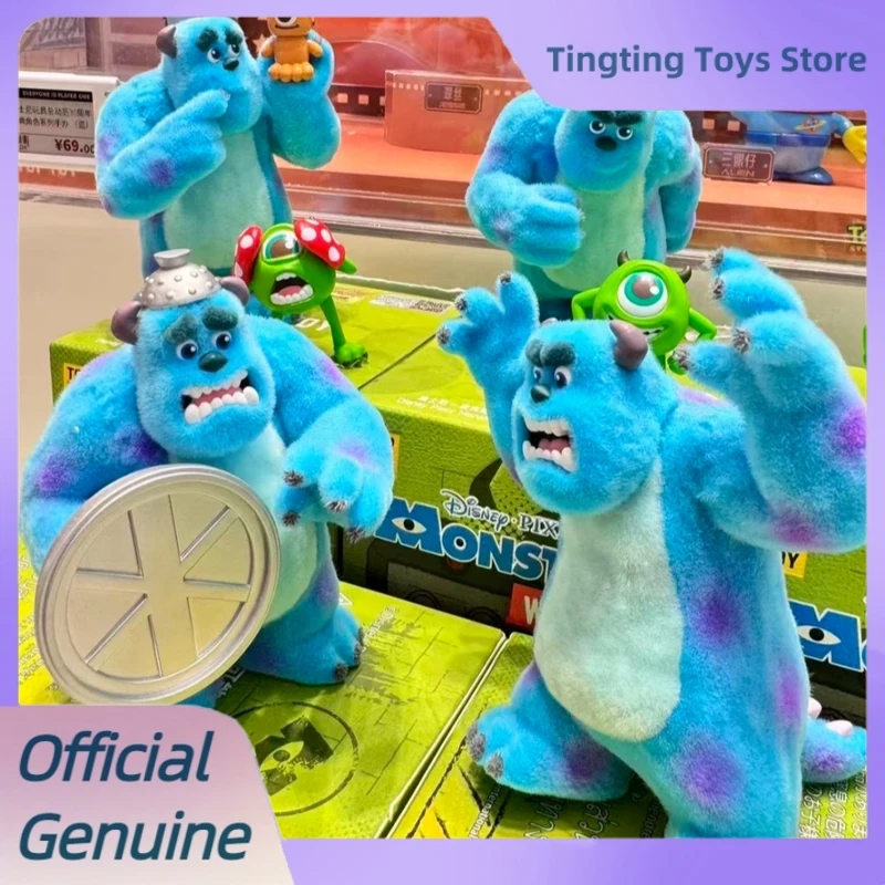 

Genuine Disney Pixar Monsters Inc Work Log Series Blind Box Funny Desktop Ornament Anime Figure Model Toy Mystery Box Kids Gift