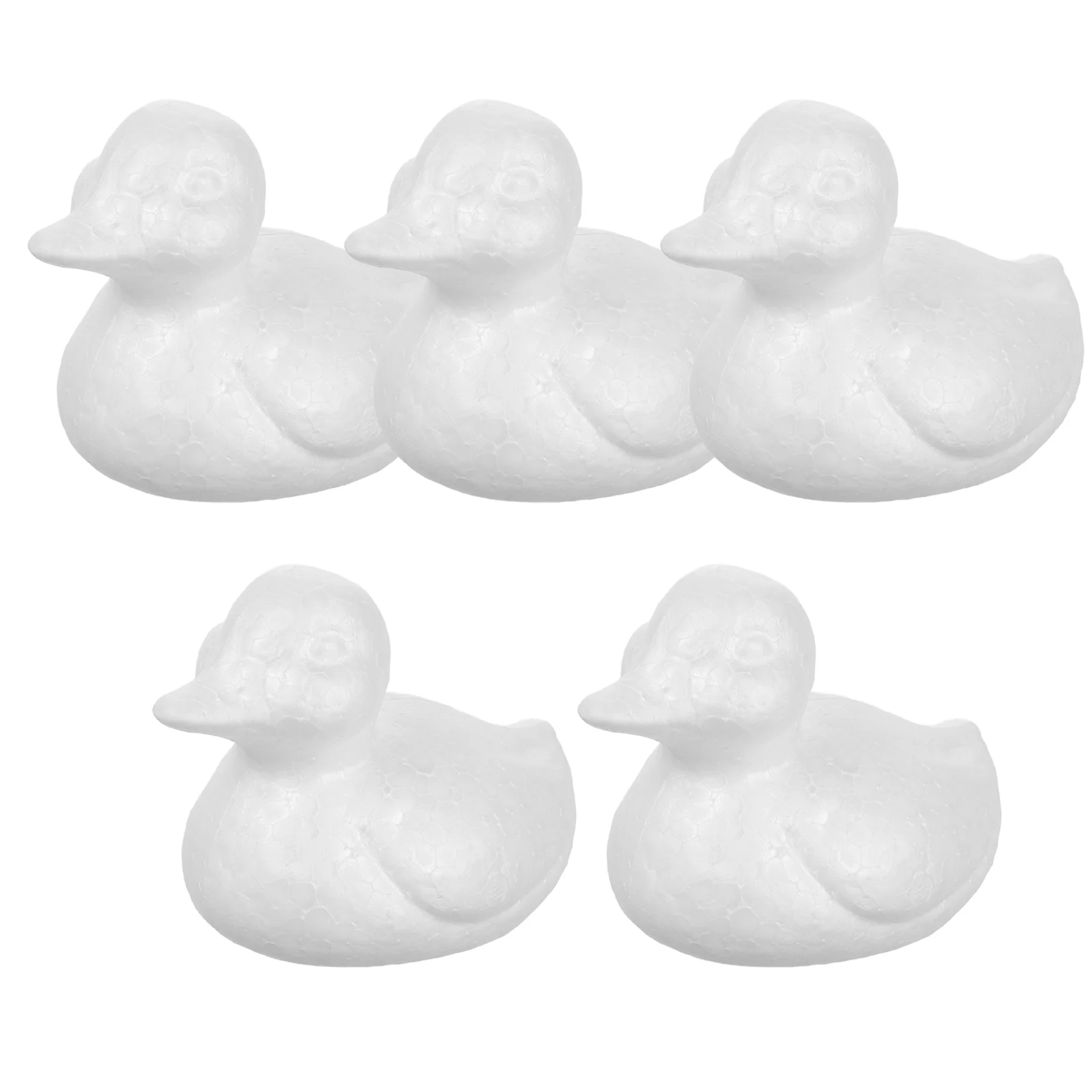 5 uds pato de espuma Diy animales bolas esculturas artesanía patos arreglo de flores Mini niño