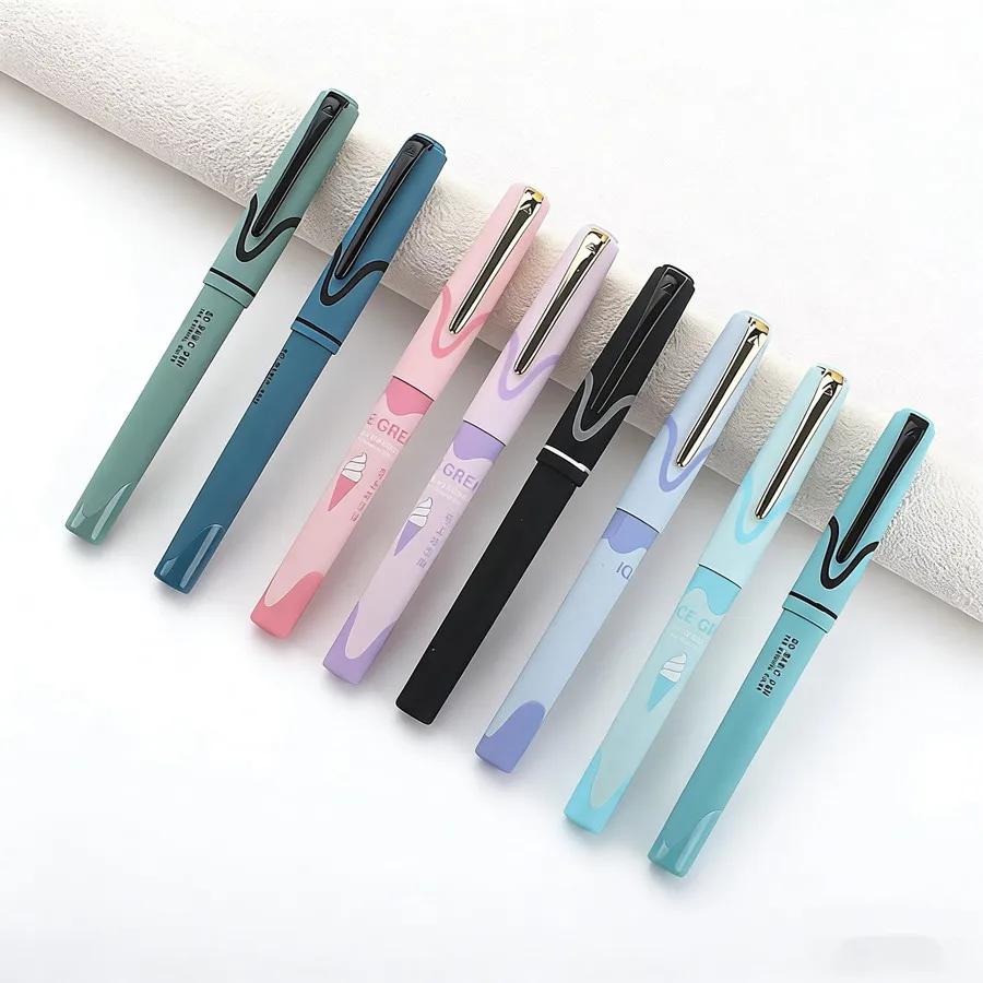 Fountain Pen With Ink Syringe Auxiliary Tool, Colorful Calligraphy Pen Converter, Smooth Writing Stationery For School Office