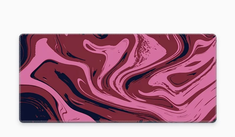

Nordic Ink wash Marble Waterproof Mouse Pad Extra Large Stain-resistant for Study and Gaming Table Rug Keyboard Natural Rubber