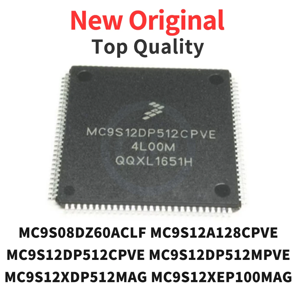 

1 шт. MC9S08DZ60ACLF MC9S12A128CPVE MC9S12DP512CPVE MC9S12DP512MPVE MC9S12XDP512MAG MC9S12XEP100MAG QFP новый оригинальный