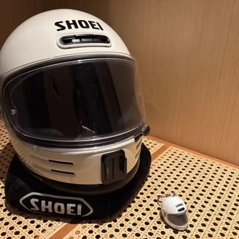 TOYS CABIN Japan Official SHOEI Helmet Keychain - Realistic Motorcycle Gashapon for Riders Cool Bike Accessories Gift Model