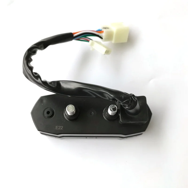 BB-유니버설 오토바이 LCD 디지털 속도계 전기 개조 미니 조절식 오일 미터 주행 거리계 속도계