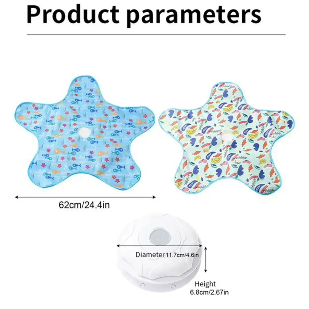 Automatic Electric Cat Hunting Mat, Star Shape Interactive Moving Feather Cat Toy, Pet Exercise Play Mat for Kitten Indoor Play gallery 4