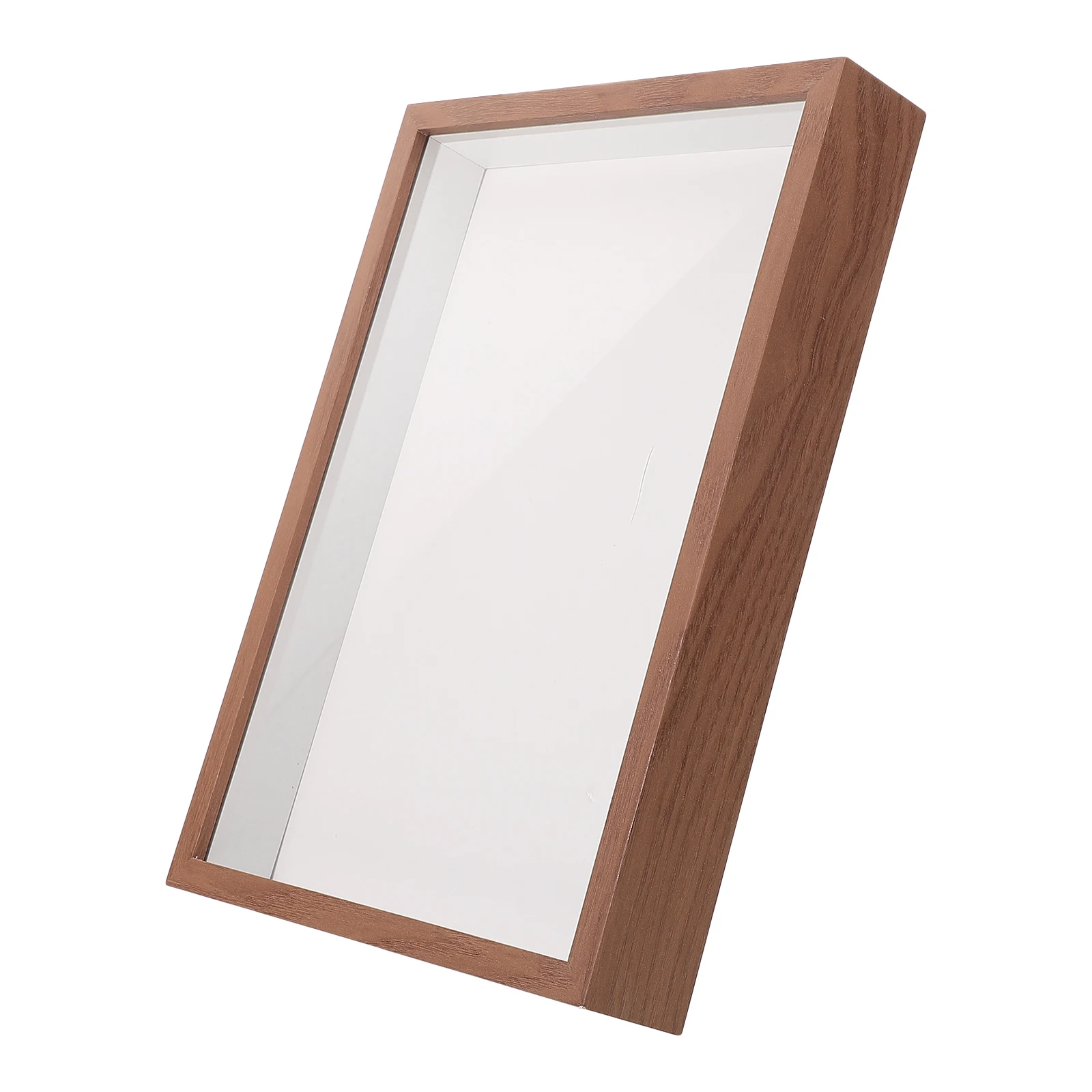 

Flag Storage Box 21*29*7cm A4 Reliable Materials Jewelry Display Case Small Ornament Box Pin Lapel Holder Wooden Frame Storage