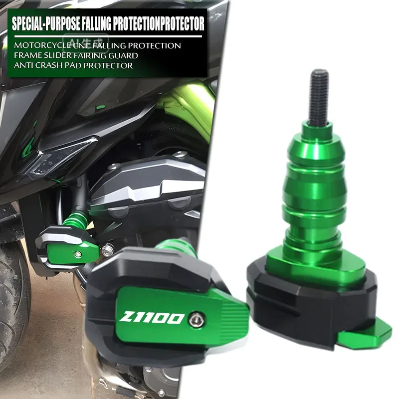 

For Z1100 Z 1100 2025 2026 Motorcycle CNC Falling Protection Frame Slider Fairing Guard Anti Crash Pad Protector