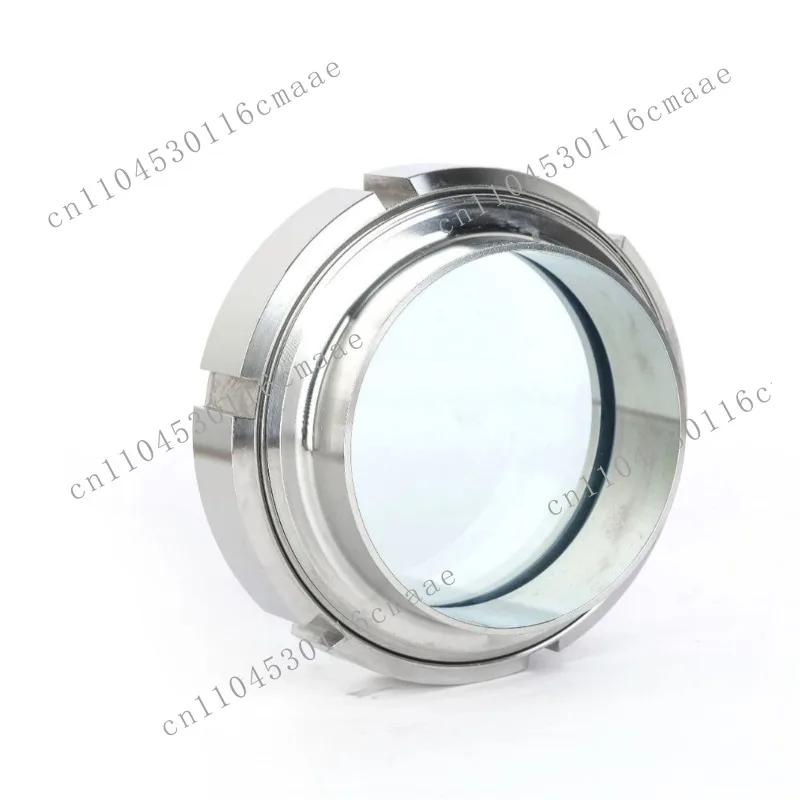 304 Stainless Steel Movable Joint Sight Glass Tube Sanitary Glass Tube Window Round Thread Welded Slip Joint