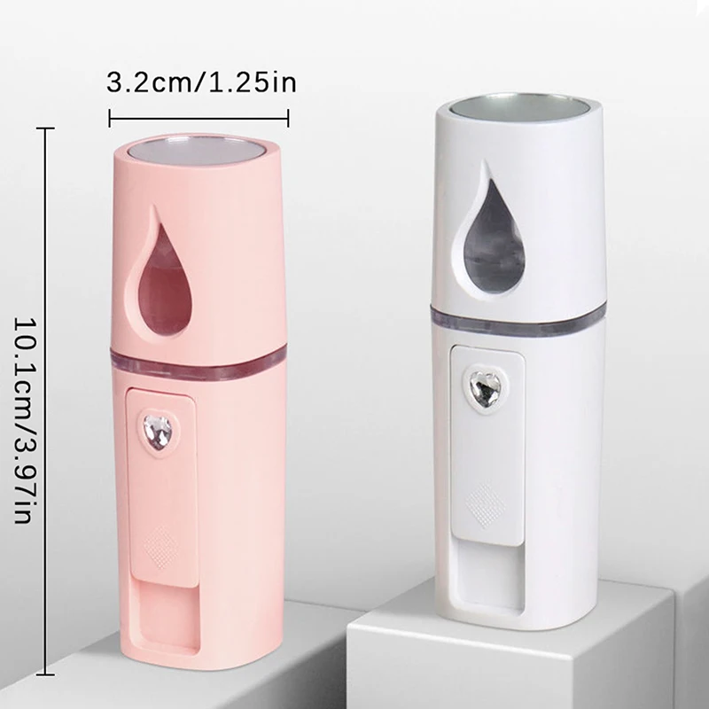 Nawilżacz twarzy przyrząd kosmetyczny USB do ładowania Mini Nano sauna do twarzy Cool Mist Face Atomizer nawilżacz twarzy