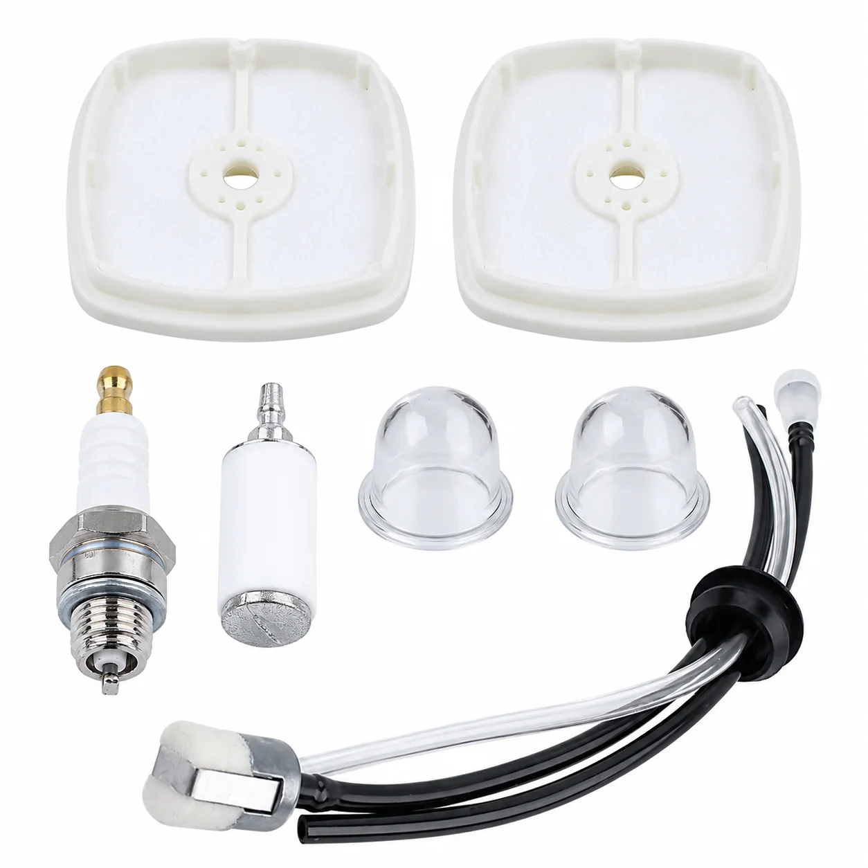 Tune Up Kit Air Filter Fuel Filter Spark Plug Primer Bulb Fuel Line For Echo GT-200 GT-225 HC-150 HC-160 900103 90097 A226001410