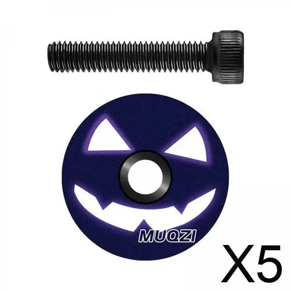

5x Lightweight Alloy Headset Top Cap for Enhanced Riding Experience