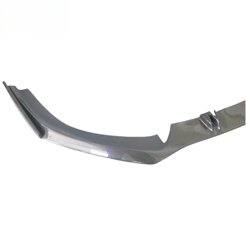 High Quality KSUI Style Real Carbon Fiber Polished Front Bumper Lip Racing Decoration Body Kit Exterior Modification Accessories