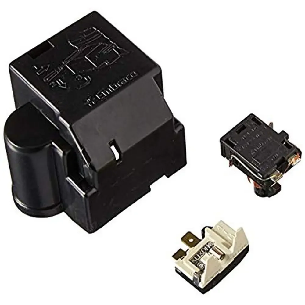 

5304499966 Refrigerator Compressor Motor Starter Kit Genuine OEM Parts Reliable Performance Easy Installation Silver Contacts