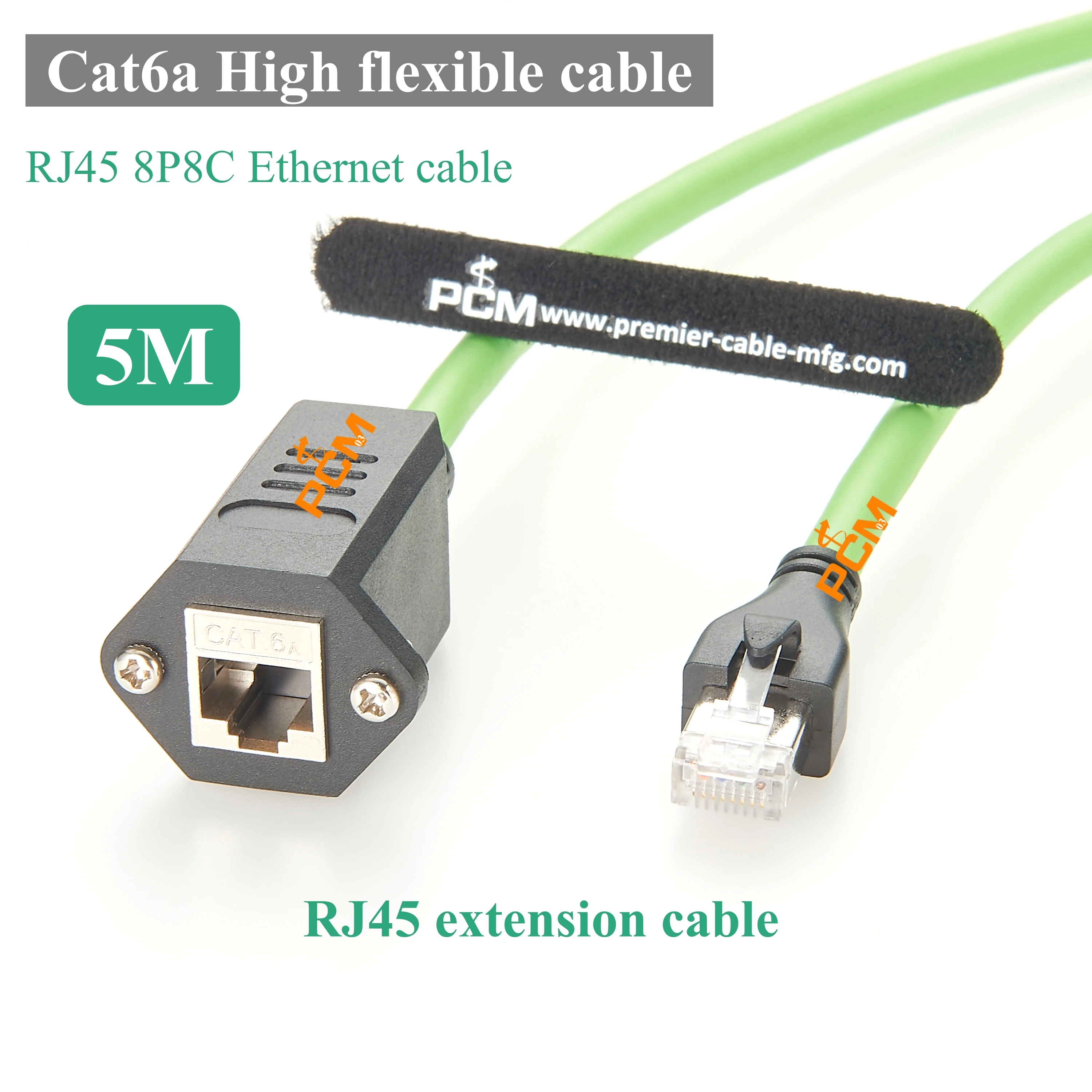 

Кабель RJ45 5M Cat6a 8P8C «папа-мама» с винтами для монтажа на панели Ethernet LAN сетей удлинительный кабель RJ45 высокая скорость