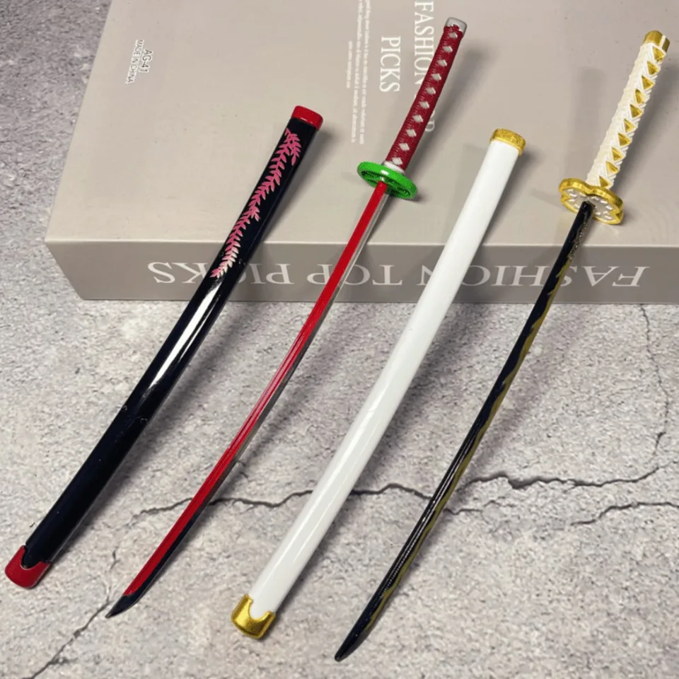 10 Inch Metal Anime Katana Unsharpened Sword Toy