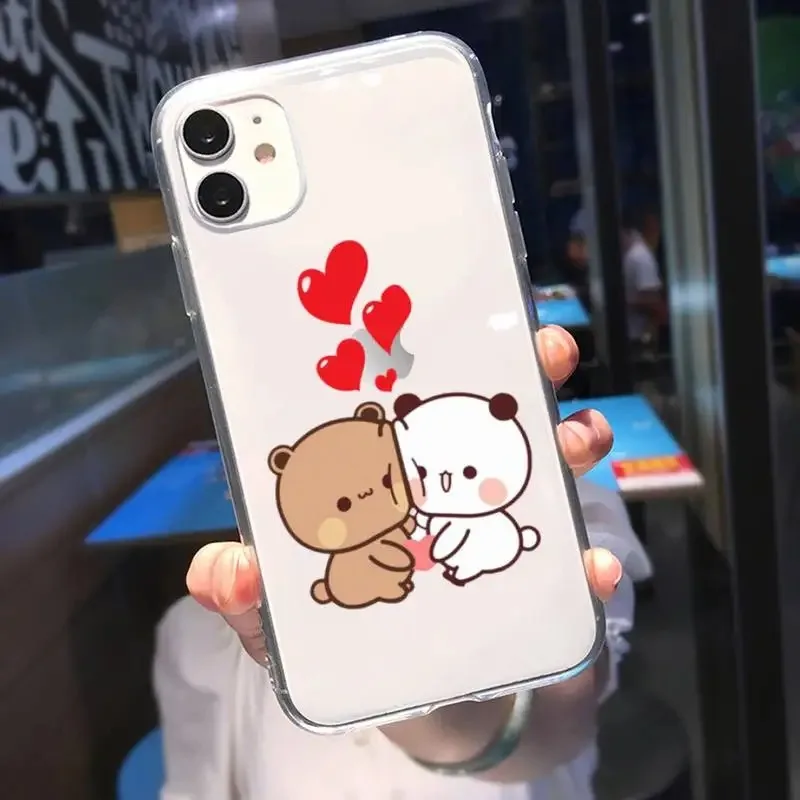 حافظة لهاتف آيفون 15 14 13 12 11 Pro Max 14 Plus X Xs Max XR SE 2020 8 7 Plus غطاء شفاف ناعم