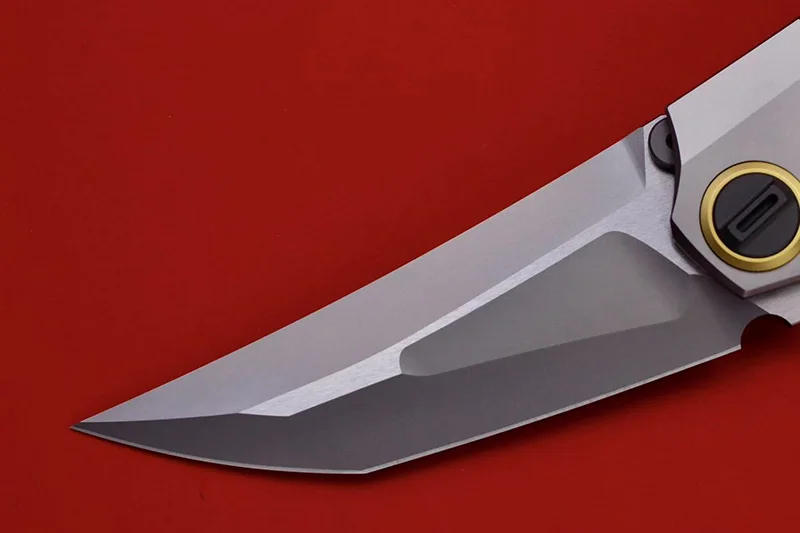 LEMIFSHE Forever Steel  Folding Knife M390 Blade TC4 Titanium Handle Camping Pocket Outdoor Survival EDC Tools