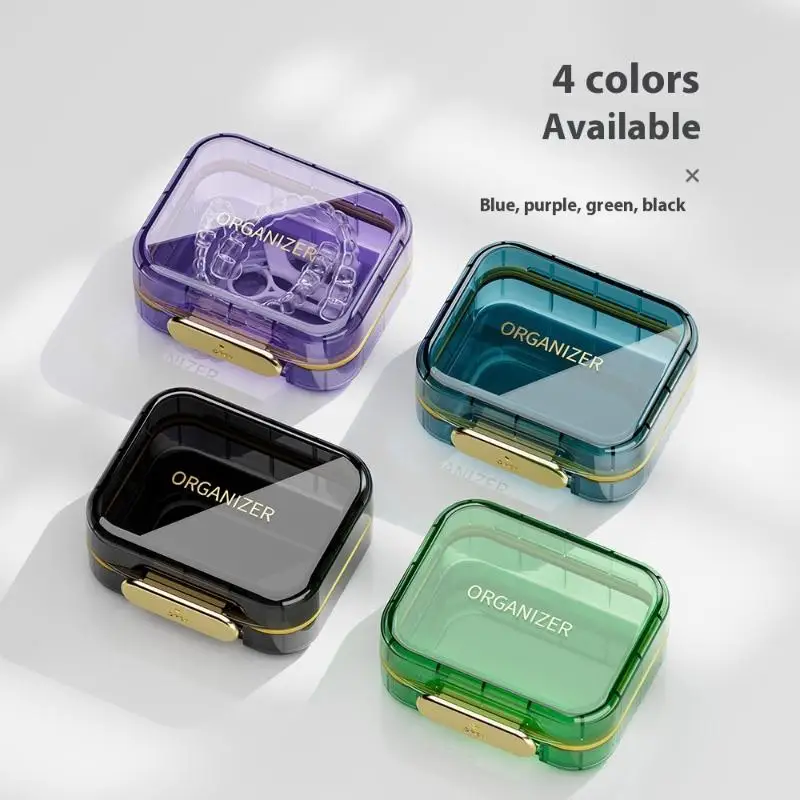 Lockable Waterproof & Moisture - Proof Aligner Case - Secure Storage For Dental Aligners,Braces Case, Portable Organizer, Dentur