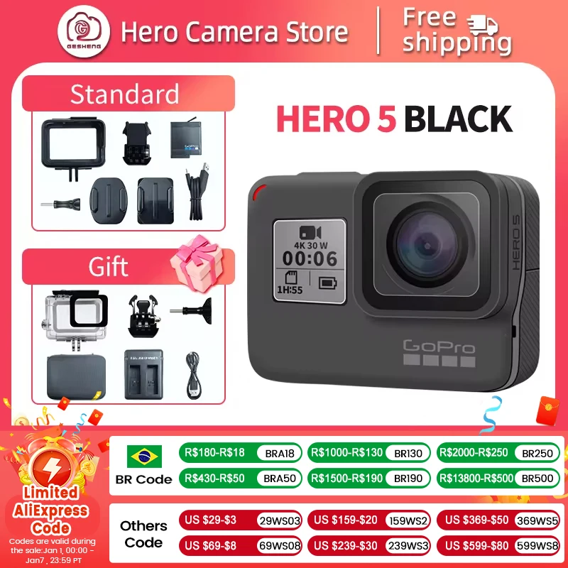 مراجعة شاملة لجهاز GoPro HERO5 Black: الكاميرا المثالية للتصوير الرياضي والماكسيموم للجودة