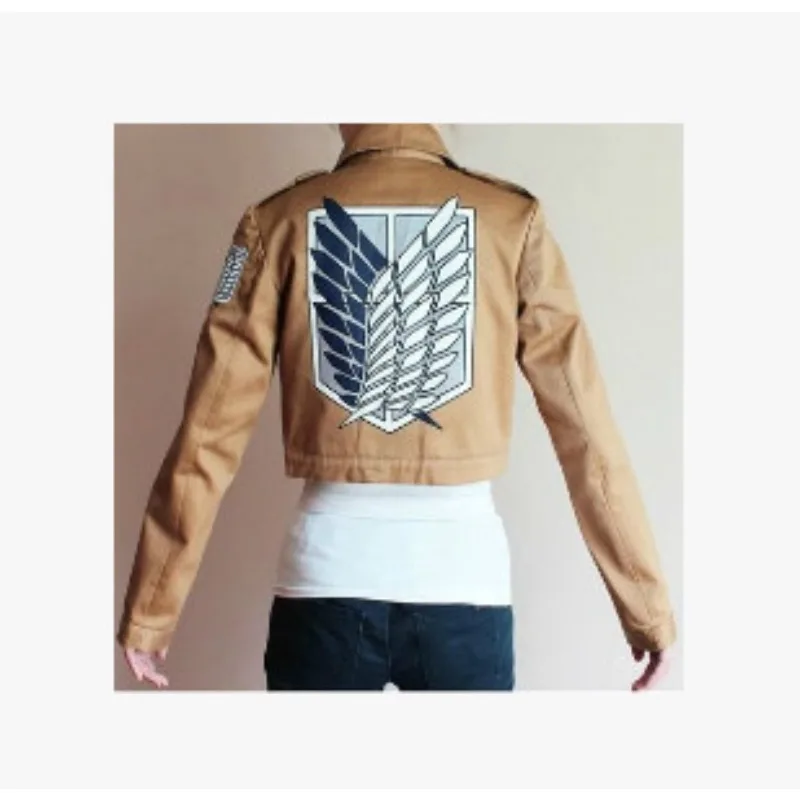 أنيمي هجوم على بدلة كوس العملاقة Shingeki No Kyojin تأثيري الكشافة فيلق سترة زي الكبار