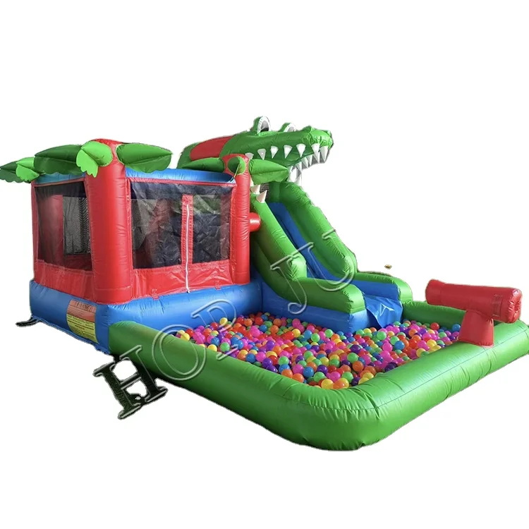 

Commercial Bounce House Inflatable Small Bouncy Castle air Bounce with Slide