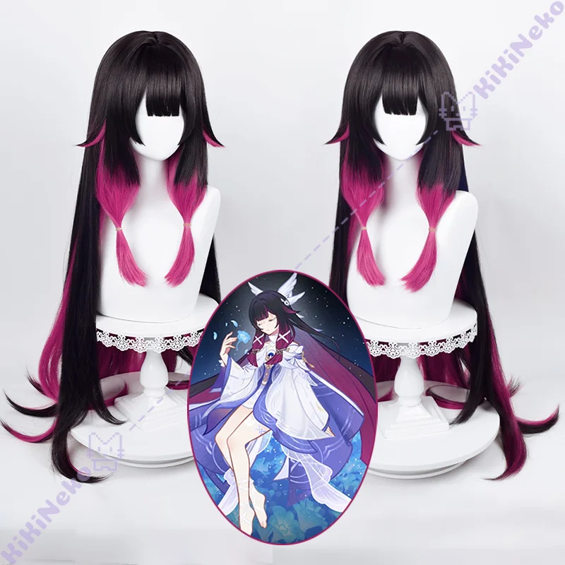 Game Genshin Impact Columbina Cosplay Wig Columbina Long Wig For Comicon Hallowmas Party Adult Women Men