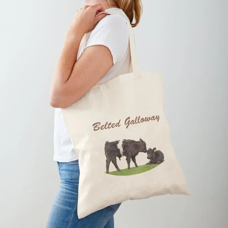 

Belted Galloway Tote Bag personalized tote bag tote bags cloth bags Candy bags Custom bag