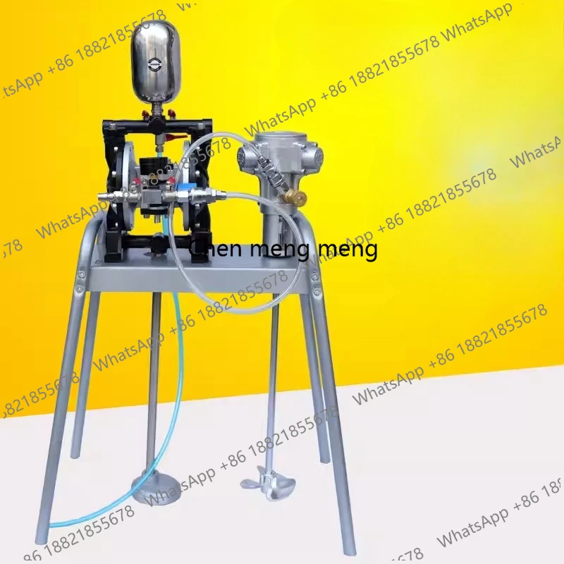 B15K Pneumatic Diaphragm Pump Mixer Combination Automatic Stirring Diaphragm Spray Paint Pump