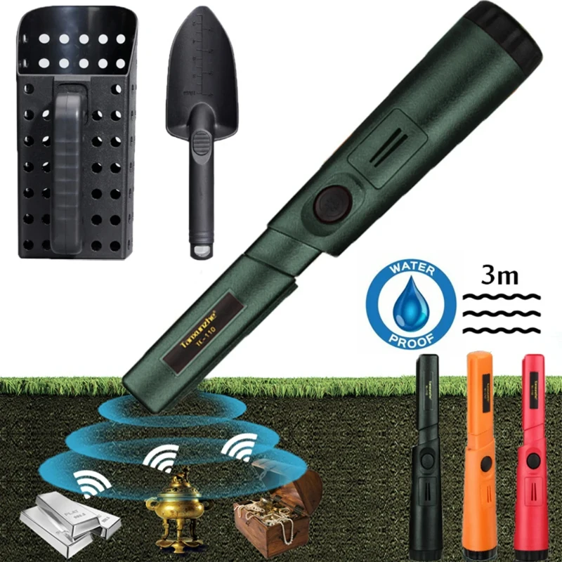 2024 New high Sensitive Metal Detector pointer Pinpointing GP-pointer IP68 waterproof Hand Held Metal Detector with Bracelet kit