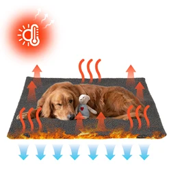 Winter Dog Mat Self Heating Pad Warm Sleep Mattress Small Medium Dog Cat Self Heating Rug Washable Moisture-Proof Pet House