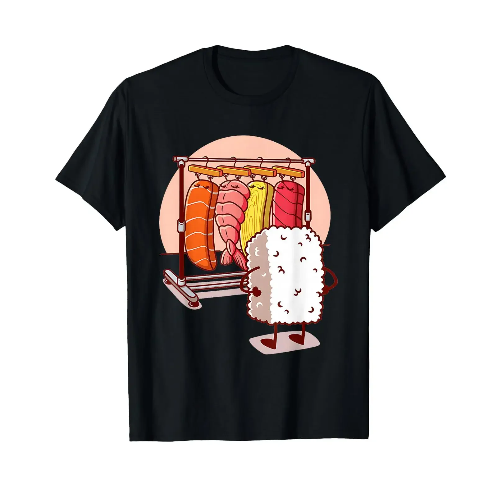 Sushi Wardrobe Olipop T Shirt vintage Washed Slightly Top For Everyday Wear Soft Stylish graphic Unisex Casual Breathable homme