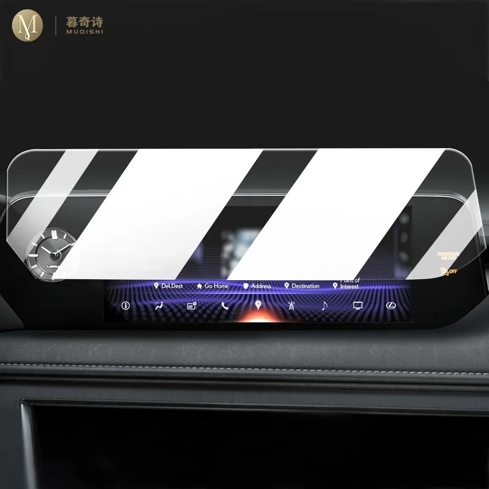 For Lexus UX 260h 2019-2021Car Interior Center console screen saver tempering glass film Anti scratch LCD screen Anti blue light