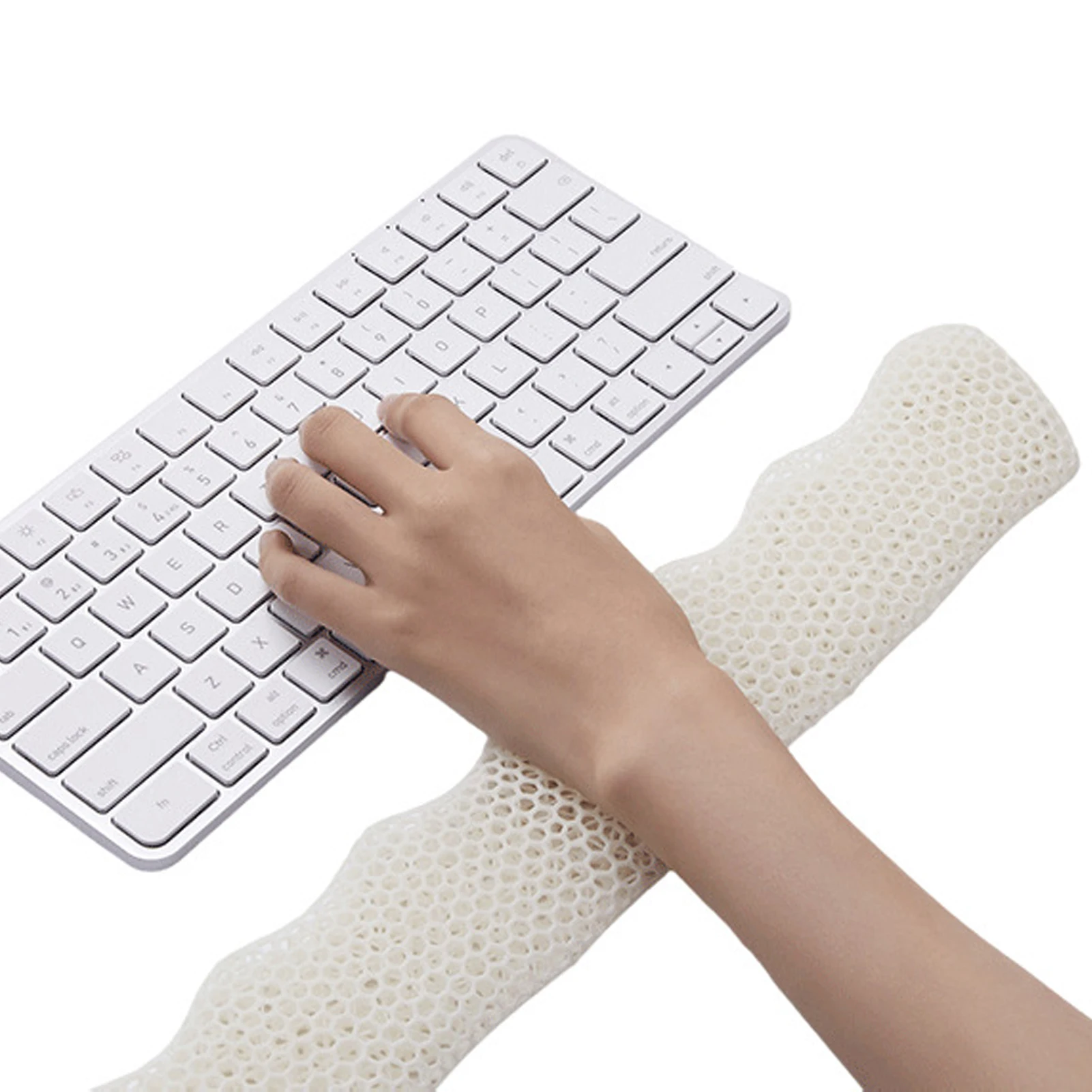 3D Printing Keyboard Hand 35cm Rest Hand Rest Mouse Wrist Pad Typing Breathable Wrist Pad Wrist Rest