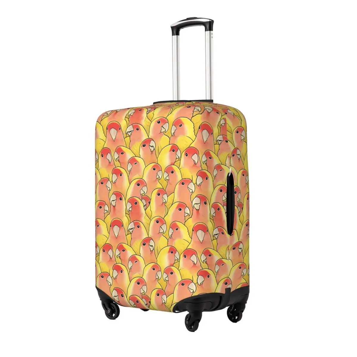 Lutino Peach Face Lovebird Poster Suitcase Cover Travel Flight Fun Luggage Supplies Protector